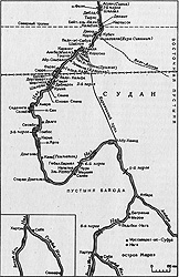 Карта древнего Судана