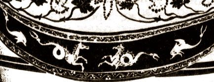 Гиппокампы. Изображение на кипрской гидрии (ок. 300 г. до н. э.)