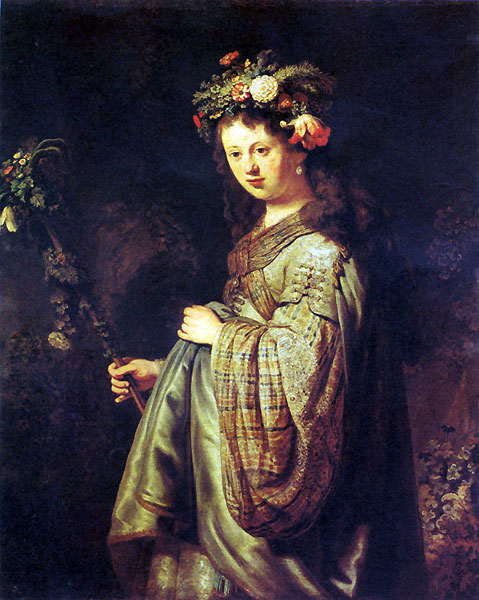Рембрандт Флора 1634 г. Санкт-Петербург, Эрмитаж